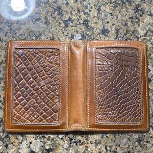 Alligator leather wallet